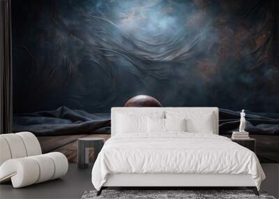 Mysterious and captivating dark texture with a sense of mystery and allure Wall mural