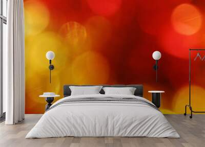 Christmas lights Wall mural