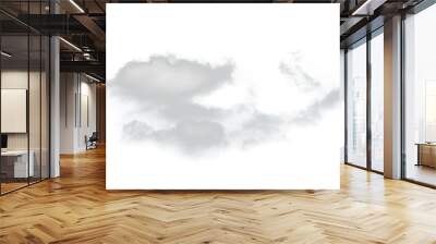 Clouds isolated on white background Wall mural