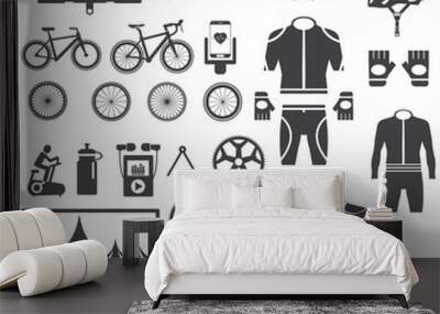 bike icon vector illustration. Wall mural