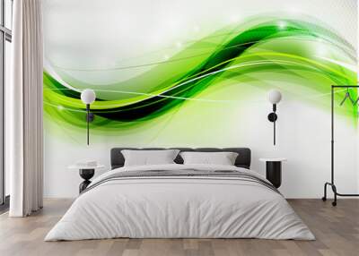 Abstract Green Background Wall mural