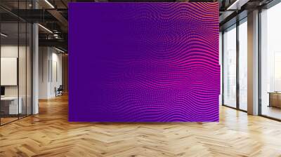 Abstract vector background. Halftone gradient gradation. Vibrant  trendy texture, with blending colors. Wall mural