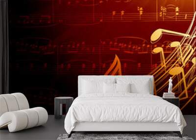 busical background vector Wall mural