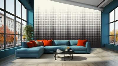 Vector halftone gradient. Abstract vibrant background. Wall mural