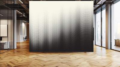 Vector halftone gradient Wall mural