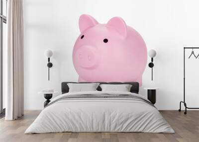 Pink piggy bank Wall mural