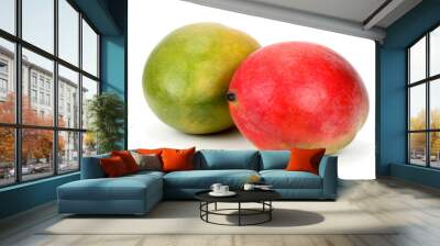 Mango fruit isolated on white background! Wall mural