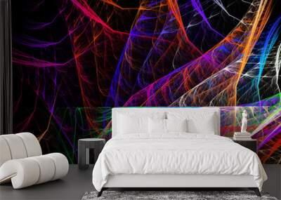 Abstract fractal background Wall mural