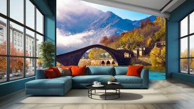 December morning. Italy Wall mural