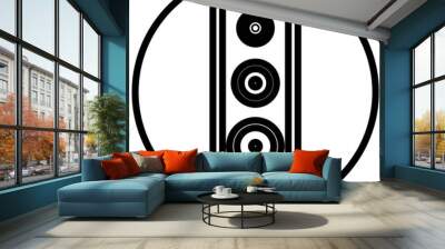 speaker illustration Wall mural