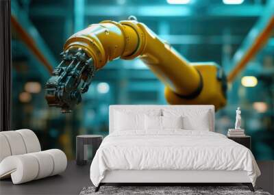 innovation technology industrial background automation robotics Wall mural