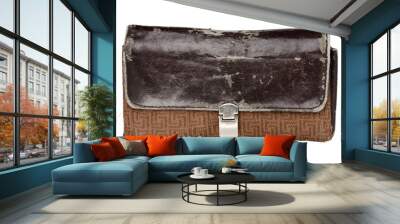 Aged wallet Wall mural