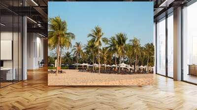 Beach area by the sea Wall mural