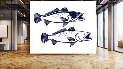 sea trout Wall mural