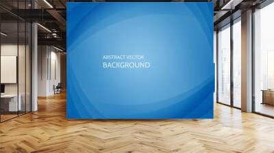 Vector abstract blue background Wall mural