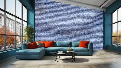 Denim jeans texture pattern background Wall mural