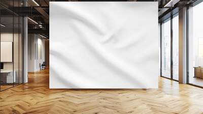 white fabric smooth texture surface background Wall mural