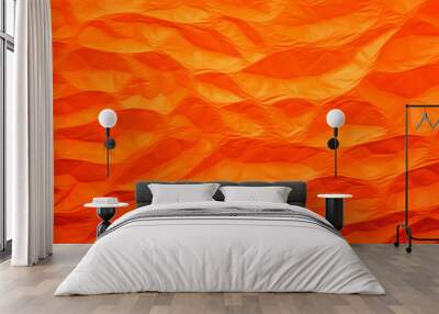 bright orange texture background generative ai Wall mural