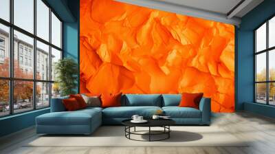 orange texture wallpaper background generative ai Wall mural