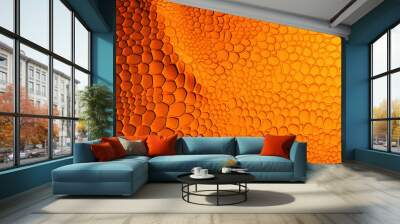 orange texture wallpaper background generative ai Wall mural