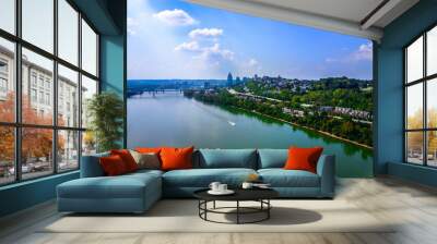 Cincinnati Skyline Wall mural