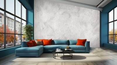 White raw wall texture Wall mural