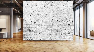 Two tone Grunge texture black and white rough vintage distress background Wall mural