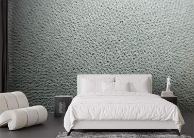 Grey cotton light ball texture. Close up. Wall mural