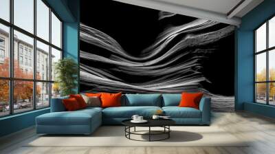 antelope canyon black and white Wall mural