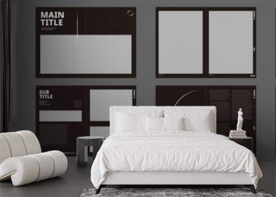 concept identity_Draw&Shadow Wall mural