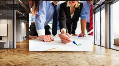 Business - People in office working as team Wall mural