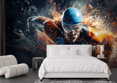 Sports Olympic games background Wall mural