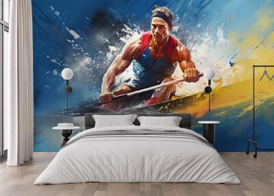 Sports Olympic games background Wall mural