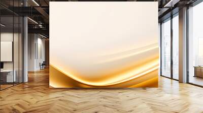 Abstract Gold Background. colorful wavy design wallpaper. creative graphic 2 d illustration. trendy fluid cover with dynamic shapes flow. Wall mural