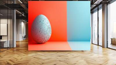 Speckled Egg in Modern Abstract Set  Wall mural