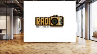 World Radio Day Wall mural