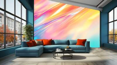 Colorful abstract blurred background with vibrant Wall mural