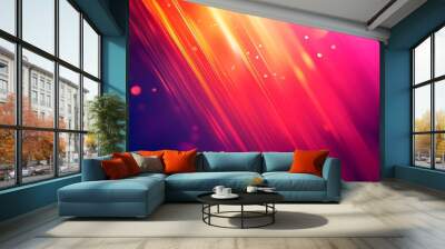 Vibrant abstract background with colorful light Wall mural