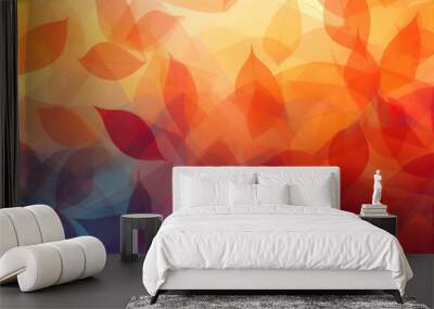 Autumn Abstract Background Wall mural