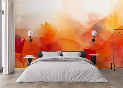 Autumn Abstract Background	 Wall mural