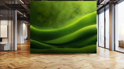 Matcha Green Tea Abstract Background Wall mural