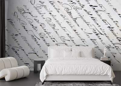 old letter Wall mural