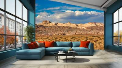 Travelling Along Highway 24 Near Goblin Valley State Park in Southern Utah. Wall mural