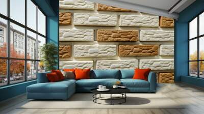 stone wall background Wall mural