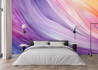 Abstract Colorful Swirling Lines Background. Wall mural