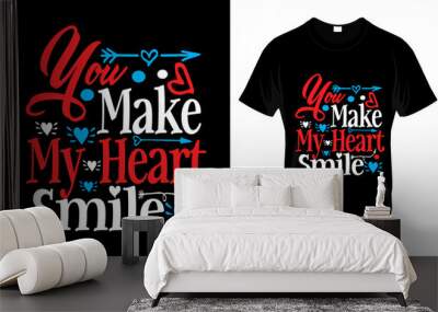 t shirt design Wall mural