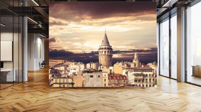 The Galata tower Wall mural