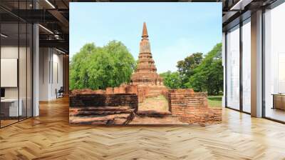 old stupa at wat ubosot Wall mural