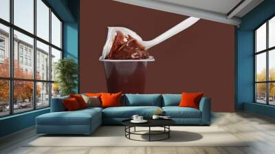 chocolated pudding Wall mural