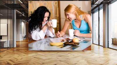 two women Wall mural